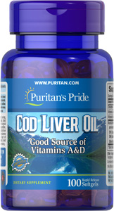 Puritan's Pride Cod Liver Oil 415 mg