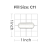 Puritan's Pride Ginkgo Biloba Standardized Extract 120 mg Pill Size