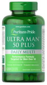 Puritans Pride Ultra Man 50 PLUS Multi Vitamin