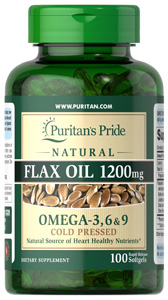 Flax Oil 1200 mg 200 count